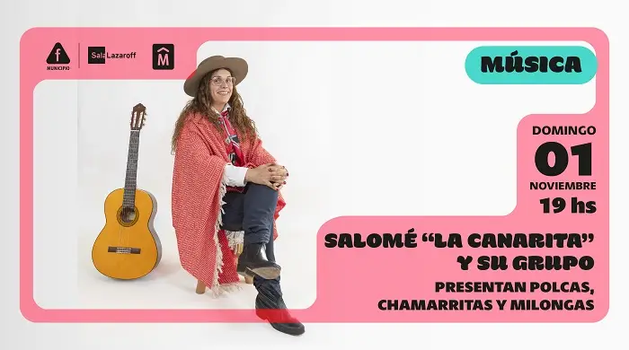 Salomé la canarita y su grupo - imágen de show