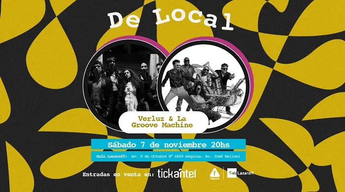 La groove machine y Verluz - imágen de show