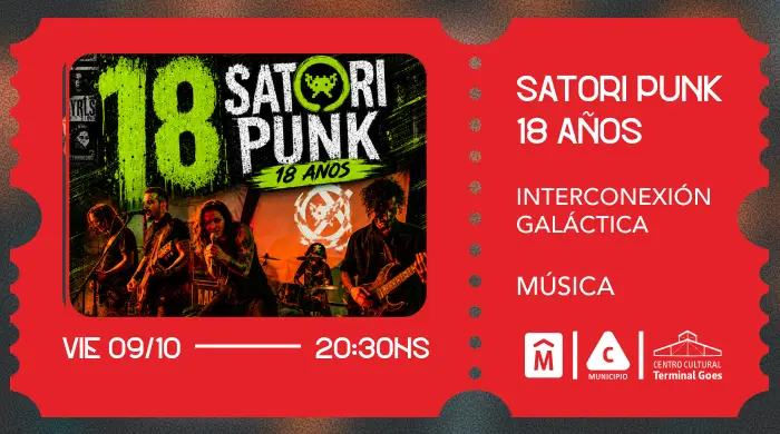 Satori Punk - 18 años “Interconexión Galáctic - imágen de show