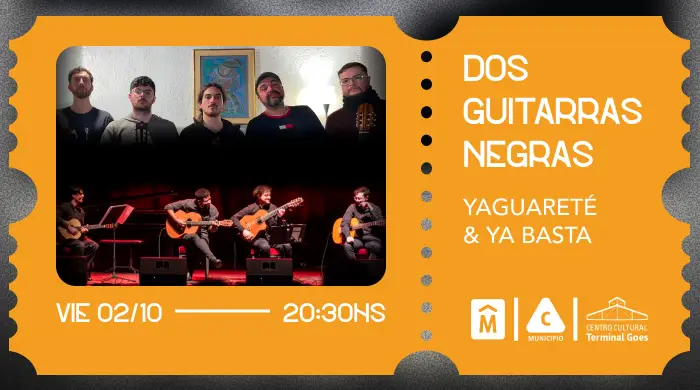 2 Guitarras negras - Ya basta! - El viaje - imágen de show