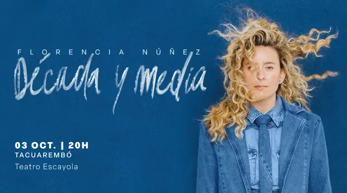 Florencia Núñez - Gira década y media -Escayola - imágen de show
