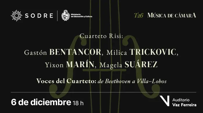TMC: Voces del Cuarteto: de Beethoven a Villa-Lobo - imágen de show