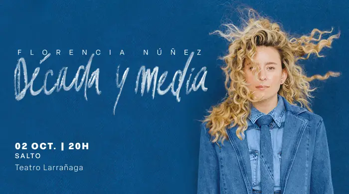 Florencia Nuñez - Gira Década y Media - Salto - imágen de show